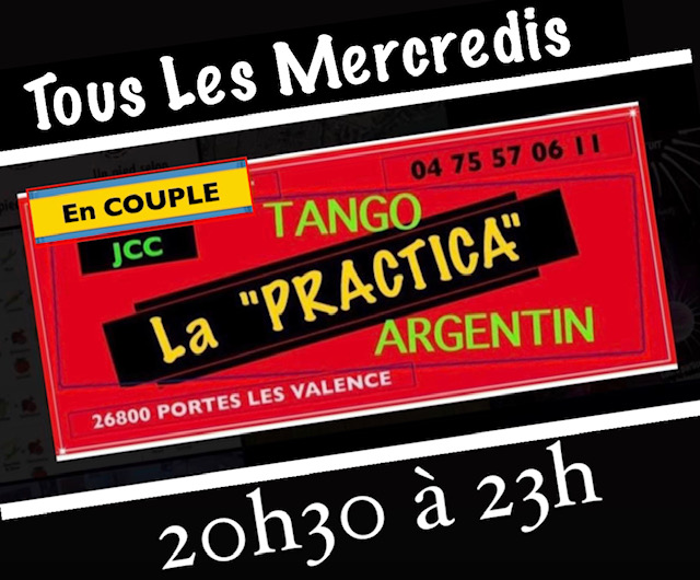 La « PRACTICA » Tango Argentin à Portes-les-Valence